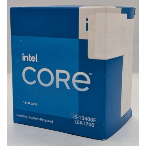 Процесор Intel Core i5-13400F 2.5(4.6)GHz 20MB s1700 Box (BX8071513400F) (Відновлено продавцем, 762301) купити з перевіркою сумісності: огляд, характеристики, ціна у Києві, Львові, Вінниці, Хмельницькому, Івано-Франківську, Україні | інтернет-магазин TELEMART.UA фото