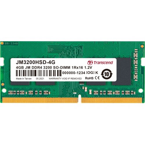 Купить ОЗУ Transcend SODIMM DDR4 4GB 3200Mhz JetRam (JM3200HSD-4G) с проверкой совместимости: обзор, характеристики, цена в Киеве, Днепре, Одессе, Харькове, Украине | интернет-магазин TELEMART.UA фото