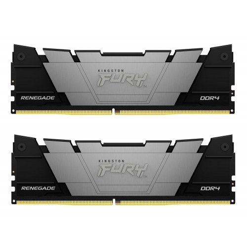 ОЗП Kingston DDR4 32GB (2x16GB) 4266Mhz FURY Renegade Black (KF442C19RB12K2/32) купити з перевіркою сумісності: огляд, характеристики, ціна у Києві, Львові, Вінниці, Хмельницькому, Івано-Франківську, Україні | інтернет-магазин TELEMART.UA фото