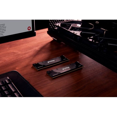 ОЗП Kingston DDR4 32GB (2x16GB) 4266Mhz FURY Renegade Black (KF442C19RB12K2/32) купити з перевіркою сумісності: огляд, характеристики, ціна у Києві, Львові, Вінниці, Хмельницькому, Івано-Франківську, Україні | інтернет-магазин TELEMART.UA фото