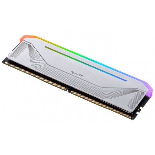 ОЗП Apacer DDR5 32GB (2x16GB) 5600Mhz NOX RGB Silver (AH5U32G56C522NWAA-2) купити з перевіркою сумісності: огляд, характеристики, ціна у Києві, Львові, Вінниці, Хмельницькому, Івано-Франківську, Україні | інтернет-магазин TELEMART.UA фото