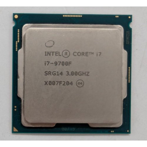 Процесор Intel Core i7-9700F 3.0(4.7)GHz 12MB s1151 Tray (CM8068403874523) (Відновлено продавцем, 762321) купити з перевіркою сумісності: огляд, характеристики, ціна у Києві, Львові, Вінниці, Хмельницькому, Івано-Франківську, Україні | інтернет-магазин TELEMART.UA фото