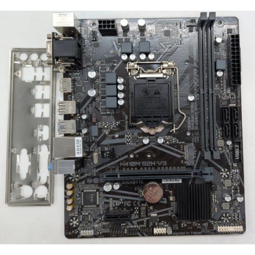 Купить Материнская плата Gigabyte H410M S2H V3 (s1200, Intel H510) (Восстановлено продавцом, 762340) с проверкой совместимости: обзор, характеристики, цена в Киеве, Днепре, Одессе, Харькове, Украине | интернет-магазин TELEMART.UA фото