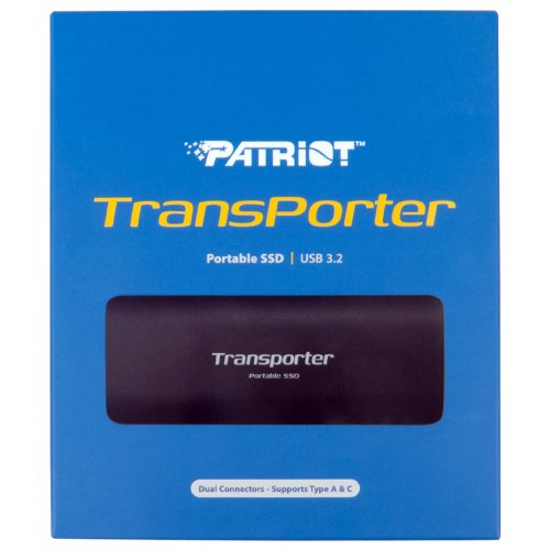 SSD-диск Patriot Transporter 1TB USB Type-C (PTP1TBPEC) купити з перевіркою сумісності: огляд, характеристики, ціна у Києві, Львові, Вінниці, Хмельницькому, Івано-Франківську, Україні | інтернет-магазин TELEMART.UA фото