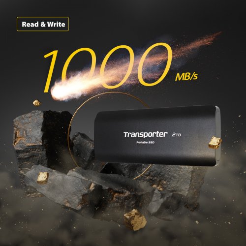SSD-диск Patriot Transporter 1TB USB Type-C (PTP1TBPEC) купити з перевіркою сумісності: огляд, характеристики, ціна у Києві, Львові, Вінниці, Хмельницькому, Івано-Франківську, Україні | інтернет-магазин TELEMART.UA фото