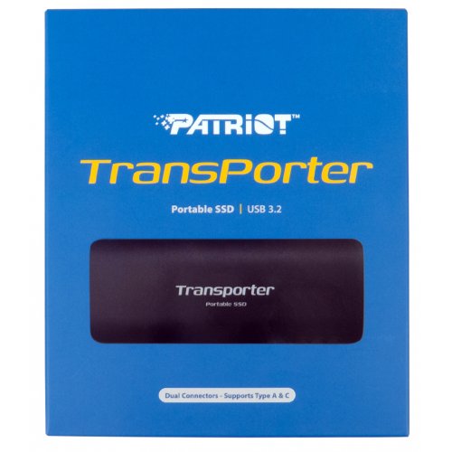 Купить SSD-диск Patriot Transporter 2TB USB Type-C (PTP2TBPEC) с проверкой совместимости: обзор, характеристики, цена в Киеве, Днепре, Одессе, Харькове, Украине | интернет-магазин TELEMART.UA фото