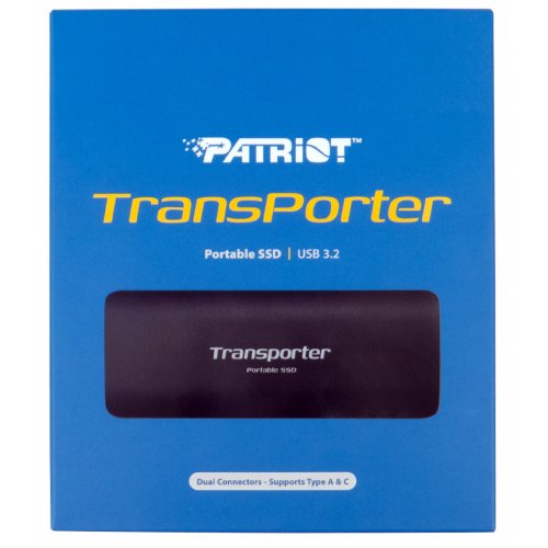 SSD-диск Patriot Transporter 512GB USB Type-C (PTP512GPEC) купити з перевіркою сумісності: огляд, характеристики, ціна у Києві, Львові, Вінниці, Хмельницькому, Івано-Франківську, Україні | інтернет-магазин TELEMART.UA фото