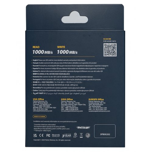 Купить SSD-диск Patriot Transporter Lite 2TB USB Type-C (PTPL2TBPEC) Red с проверкой совместимости: обзор, характеристики, цена в Киеве, Днепре, Одессе, Харькове, Украине | интернет-магазин TELEMART.UA фото