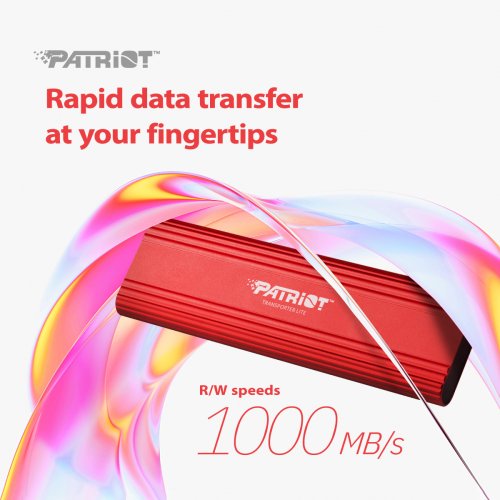 Купить SSD-диск Patriot Transporter Lite 2TB USB Type-C (PTPL2TBPEC) Red с проверкой совместимости: обзор, характеристики, цена в Киеве, Днепре, Одессе, Харькове, Украине | интернет-магазин TELEMART.UA фото