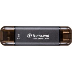 SSD-диск Transcend ESD310 3D NAND 2TB USB + USB Type-C (TS2TESD310C) Black