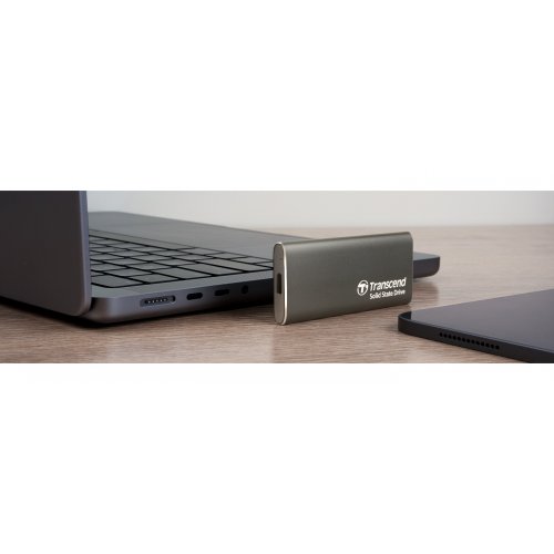 SSD-диск Transcend ESD265C 3D NAND 2TB USB 3.2 (TS2TESD265C) Iron Gray купити з перевіркою сумісності: огляд, характеристики, ціна у Києві, Львові, Вінниці, Хмельницькому, Івано-Франківську, Україні | інтернет-магазин TELEMART.UA фото