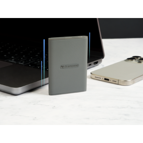 SSD-диск Transcend ESD360C 3D NAND 4TB USB (TS4TESD360C) Gray купити з перевіркою сумісності: огляд, характеристики, ціна у Києві, Львові, Вінниці, Хмельницькому, Івано-Франківську, Україні | інтернет-магазин TELEMART.UA фото