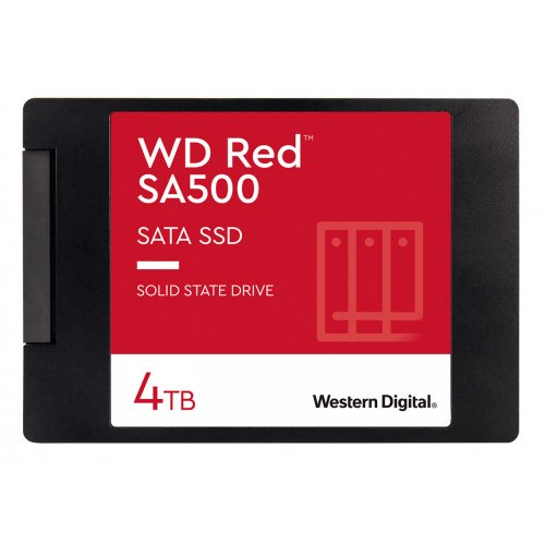 Купить SSD-диск Western Digital Red SA500 NAS 4TB 2.5" (WDS400T2R0A) с проверкой совместимости: обзор, характеристики, цена в Киеве, Днепре, Одессе, Харькове, Украине | интернет-магазин TELEMART.UA фото