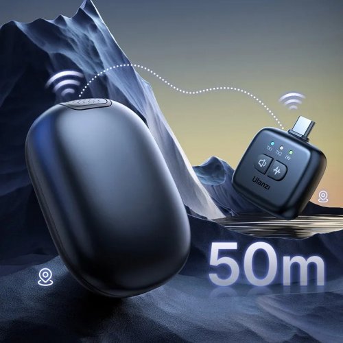 Купити Мікрофон Ulanzi A30 Wireless Lavalier (A014GBB1 A30) Black - ціна в Києві, Львові, Вінниці, Хмельницькому, Франківську, Україні | інтернет-магазин TELEMART.UA фото