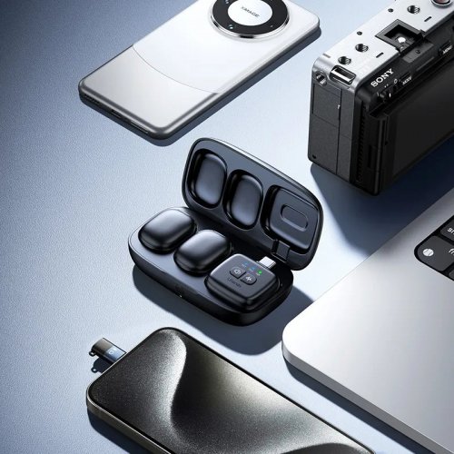 Купити Мікрофон Ulanzi A30 Wireless Lavalier (A014GBB1 A30) Black - ціна в Києві, Львові, Вінниці, Хмельницькому, Франківську, Україні | інтернет-магазин TELEMART.UA фото