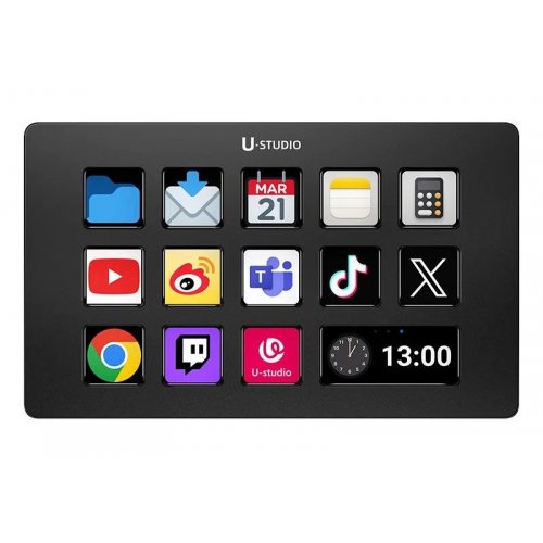 Купить Контроллер для стриминга Ulanzi D200 Stream Controller (A015 D200) Black - цена в Харькове, Киеве, Днепре, Одессе
в интернет-магазине Telemart фото