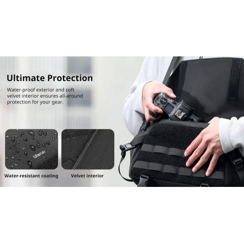 Купить Сумка-слинг для камеры Ulanzi BC08 Camera Sling Bag (B010 BC08) Black - цена в Харькове, Киеве, Днепре, Одессе
в интернет-магазине Telemart фото