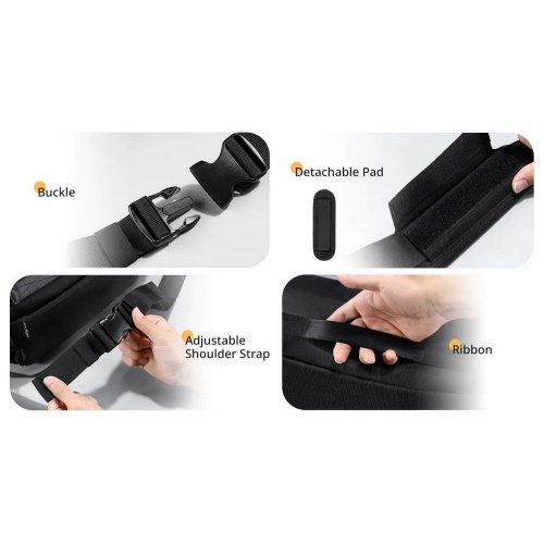 Купить Сумка-слинг для камеры Ulanzi BC08 Camera Sling Bag (B010 BC08) Black - цена в Харькове, Киеве, Днепре, Одессе
в интернет-магазине Telemart фото