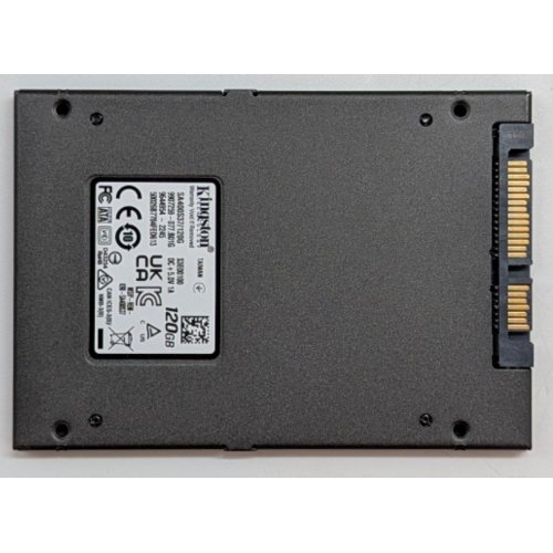Ssd-диск Kingston SSDNow A400 TLC 120GB 2.5'' (SA400S37/120G) (Відновлено продавцем, 762378) купити з перевіркою сумісності: огляд, характеристики, ціна у Києві, Львові, Вінниці, Хмельницькому, Івано-Франківську, Україні | інтернет-магазин TELEMART.UA фото