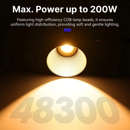 Купить Видеосвет Ulanzi VL-200Bi 200W V-Mount Video Light (L079CNA1 VL200Bi) Black - цена в Харькове, Киеве, Днепре, Одессе
в интернет-магазине Telemart фото