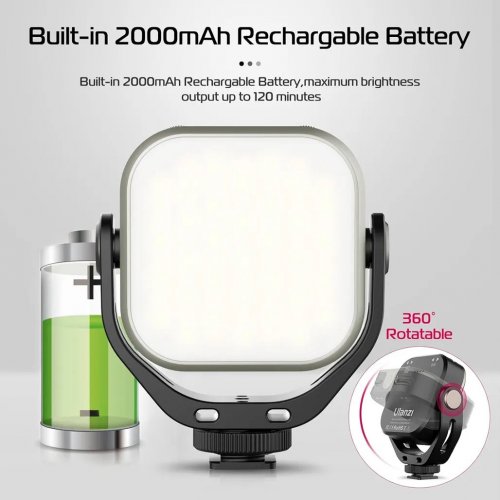 Купить Видеосвет Ulanzi VL66 RGB Led Light (L088 VL66 RGB) Black - цена в Харькове, Киеве, Днепре, Одессе
в интернет-магазине Telemart фото