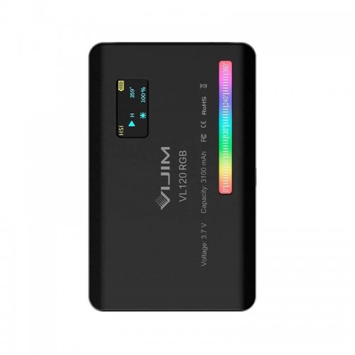 Відеосвітло Ulanzi VIJIM VL120 RGB Light (2346 VL120RGB) Black купити в Україні | Telemart фото