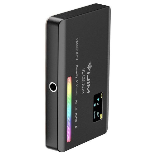Купить Видеосвет Ulanzi VIJIM VL120 RGB Light (2346 VL120RGB) Black - цена в Харькове, Киеве, Днепре, Одессе
в интернет-магазине Telemart фото