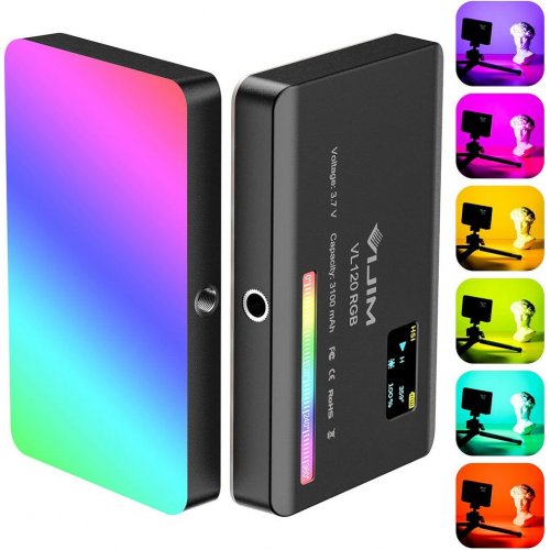 Купить Видеосвет Ulanzi VIJIM VL120 RGB Light (2346 VL120RGB) Black - цена в Харькове, Киеве, Днепре, Одессе
в интернет-магазине Telemart фото
