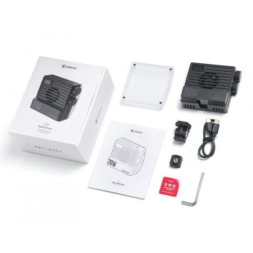 Купить Видеосвет Ulanzi LE20 20W Pocket RGB Video Light (L090 LE20) Black - цена в Харькове, Киеве, Днепре, Одессе
в интернет-магазине Telemart фото