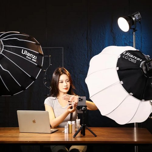 Купить Видеосвет Ulanzi VL-120Bi Bi-color Light (L065CNA1 VL120Bi) Black - цена в Харькове, Киеве, Днепре, Одессе
в интернет-магазине Telemart фото