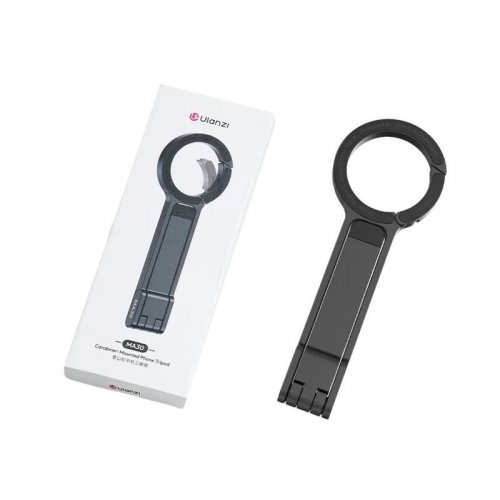 Купить Штатив Ulanzi MA30 Carabiner-Mounted Phone Tripod (M030 MA30) Black - цена в Харькове, Киеве, Днепре, Одессе
в интернет-магазине Telemart фото