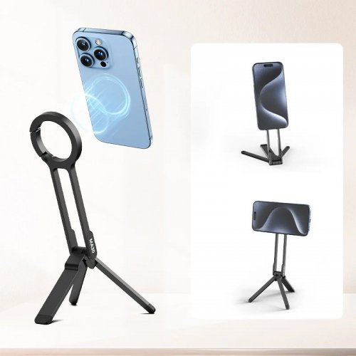 Купить Штатив Ulanzi MA30 Carabiner-Mounted Phone Tripod (M030 MA30) Black - цена в Харькове, Киеве, Днепре, Одессе
в интернет-магазине Telemart фото