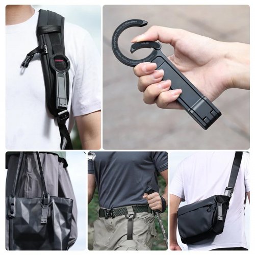 Купить Штатив Ulanzi MA30 Carabiner-Mounted Phone Tripod (M030 MA30) Black - цена в Харькове, Киеве, Днепре, Одессе
в интернет-магазине Telemart фото