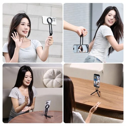 Купить Штатив Ulanzi MA30 Carabiner-Mounted Phone Tripod (M030 MA30) Black - цена в Харькове, Киеве, Днепре, Одессе
в интернет-магазине Telemart фото