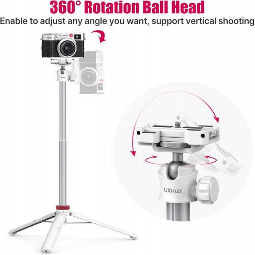 Купити Штатив Ulanzi MT-44 Multi-Functional Mini Tripod (2503A MT-44) White - ціна в Києві, Львові, Вінниці, Хмельницькому, Франківську, Україні | інтернет-магазин TELEMART.UA фото