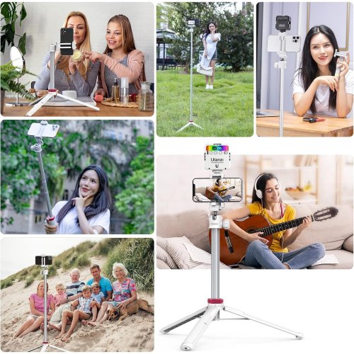 Купити Штатив Ulanzi MT-44 Multi-Functional Mini Tripod (2503A MT-44) White - ціна в Києві, Львові, Вінниці, Хмельницькому, Франківську, Україні | інтернет-магазин TELEMART.UA фото
