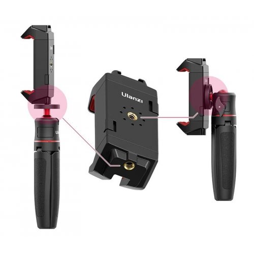 Купить Держатель для телефона и планшета Ulanzi Universal Tripod Mount For Phone and Tablet (2809 ST-29) Black - цена в Харькове, Киеве, Днепре, Одессе
в интернет-магазине Telemart фото