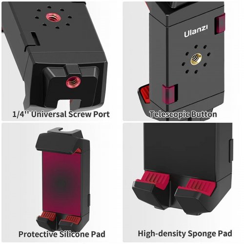 Купить Держатель для телефона и планшета Ulanzi Universal Tripod Mount For Phone and Tablet (2809 ST-29) Black - цена в Харькове, Киеве, Днепре, Одессе
в интернет-магазине Telemart фото