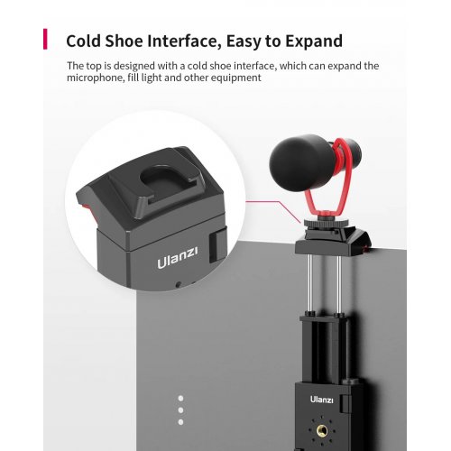 Купить Держатель для телефона и планшета Ulanzi Universal Tripod Mount For Phone and Tablet (2809 ST-29) Black - цена в Харькове, Киеве, Днепре, Одессе
в интернет-магазине Telemart фото