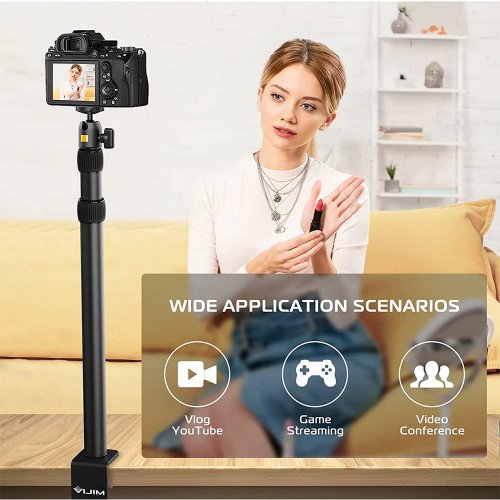 Купити Штатив-тримач Ulanzi VIJIM LS01 Desktop Extendable Light Stand (2248 LS01) Black - ціна в Києві, Львові, Вінниці, Хмельницькому, Франківську, Україні | інтернет-магазин TELEMART.UA фото