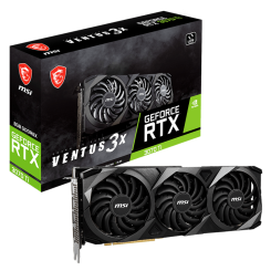 Видеокарта MSI GeForce RTX 3070 Ti VENTUS 3X OC 8192MB (RTX 3070 Ti VENTUS 3X 8G OC) (Восстановлено продавцом, 762442)