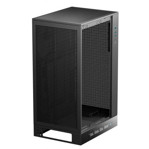 Корпус Deepcool CH270 DIGITAL Tempered Glass без БЖ (R-CH270-BKNDM0-G-1) Black купити з перевіркою сумісності: огляд, характеристики, ціна у Києві, Львові, Вінниці, Хмельницькому, Івано-Франківську, Україні | інтернет-магазин TELEMART.UA фото