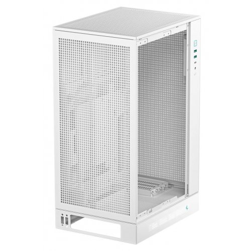 Купить Корпус Deepcool CH270 DIGITAL Tempered Glass без БП (R-CH270-WHNDM0-G-1) White с проверкой совместимости: обзор, характеристики, цена в Киеве, Днепре, Одессе, Харькове, Украине | интернет-магазин TELEMART.UA фото