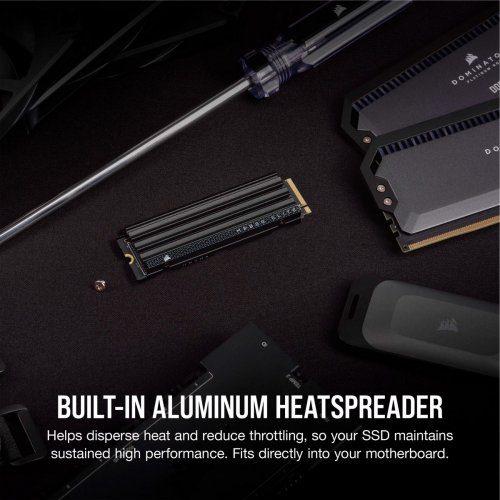 Купить SSD-диск Corsair MP600 ELITE 3D NAND TLC 1TB M.2 (2280 PCI-E) NVMe x4 (CSSD-F1000GBMP600EHS) с проверкой совместимости: обзор, характеристики, цена в Киеве, Днепре, Одессе, Харькове, Украине | интернет-магазин TELEMART.UA фото