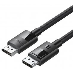 Уцінка кабель Ugreen DP114 DisplayPort-DisplayPort 8K 1.4 2m (80392) Black (Пошкоджено пакування, 762612)