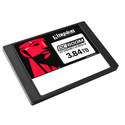 Купить SSD-диск Kingston DC600M 3D NAND TLC 3.84TB 2.5" (SEDC600M/3840G) с проверкой совместимости: обзор, характеристики, цена в Киеве, Днепре, Одессе, Харькове, Украине | интернет-магазин TELEMART.UA фото