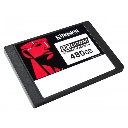 SSD-диск Kingston DC600M 3D NAND TLC 480GB 2.5" (SEDC600M/480G) купити з перевіркою сумісності: огляд, характеристики, ціна у Києві, Львові, Вінниці, Хмельницькому, Івано-Франківську, Україні | інтернет-магазин TELEMART.UA фото