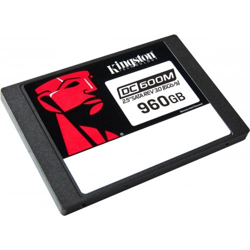 SSD-диск Kingston DC600M 3D NAND TLC 960GB 2.5" (SEDC600M/960G) купити з перевіркою сумісності: огляд, характеристики, ціна у Києві, Львові, Вінниці, Хмельницькому, Івано-Франківську, Україні | інтернет-магазин TELEMART.UA фото