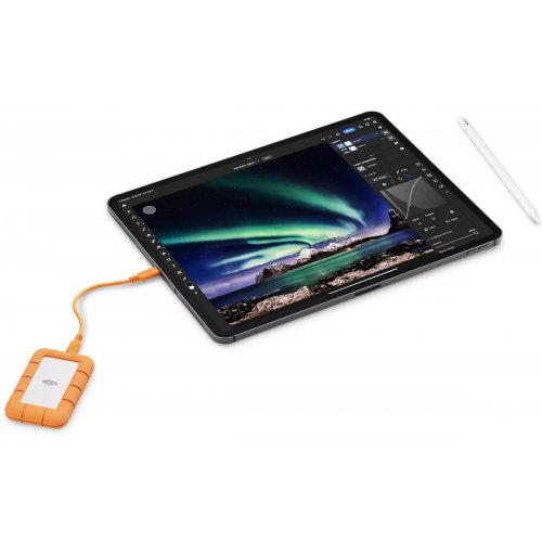 SSD-диск LaCie Rugged Mini 1TB USB (STMF1000400) купити з перевіркою сумісності: огляд, характеристики, ціна у Києві, Львові, Вінниці, Хмельницькому, Івано-Франківську, Україні | інтернет-магазин TELEMART.UA фото