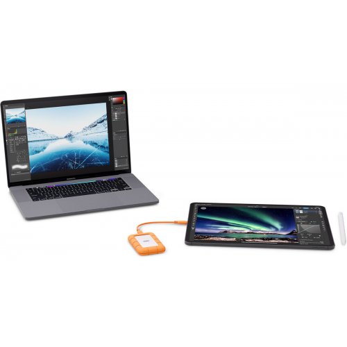 SSD-диск LaCie Rugged Mini 1TB USB (STMF1000400) купити з перевіркою сумісності: огляд, характеристики, ціна у Києві, Львові, Вінниці, Хмельницькому, Івано-Франківську, Україні | інтернет-магазин TELEMART.UA фото
